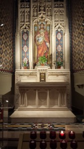 Altar in St. Malachy's Chapel dedicated to the Sacred Heart of Jesus