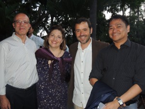 IALU Forum 2010 (Rome) Alumni: Br. Alfonso, Rebecca, Lluis, and Raymund