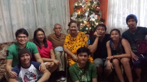 Christmas with the family (December)